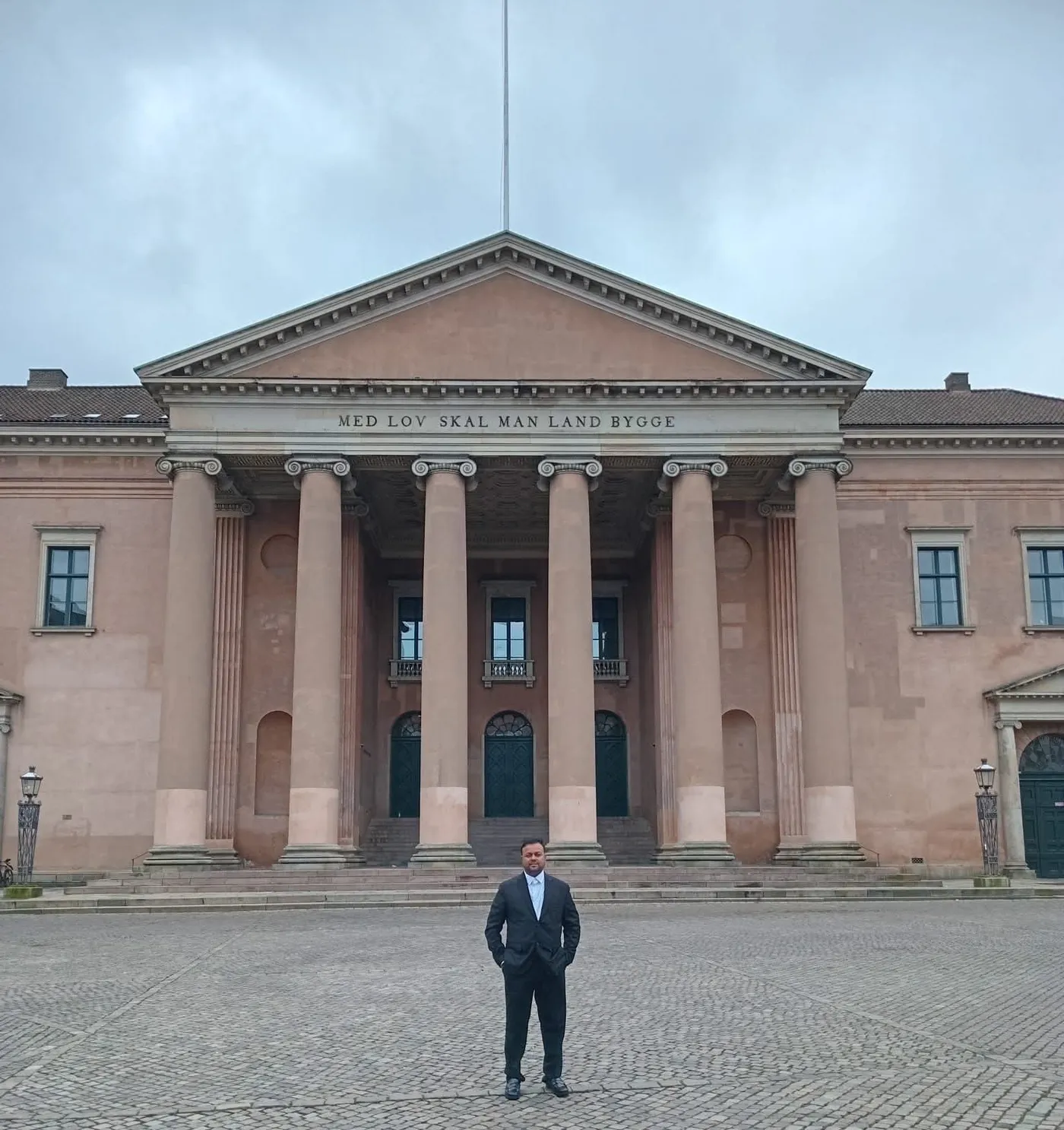 Mezba Uddin Sharif at the Copenhagen Court House