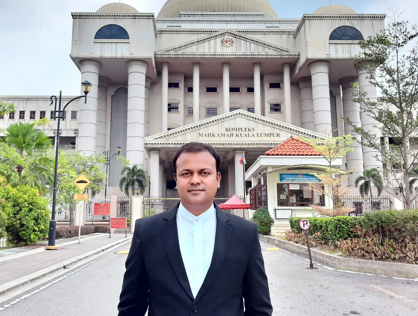 Mezba Uddin Sharif at the Kuala Lumpur Courts Complex